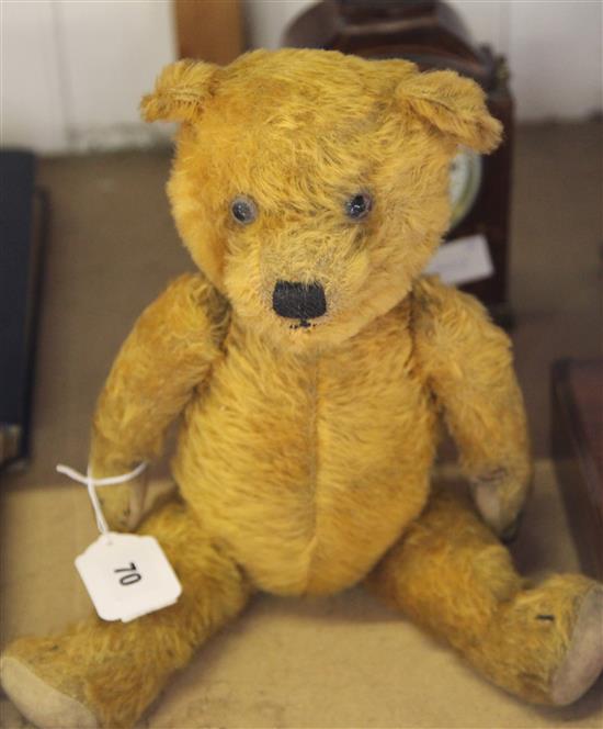 Plush growling teddy bear